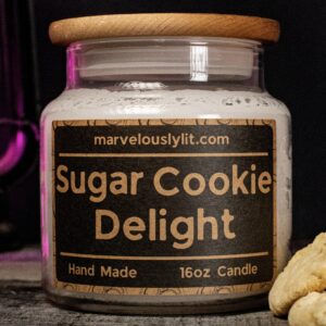SugarCookieDelightMarvelouslyLitScentedCandle